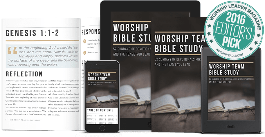 Worship Team Bible Study - Available in print, tablet, phone, and Kindle